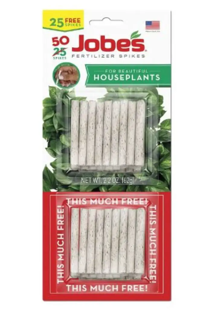 Jobe’s High Nitrogen Fertilizer Spikes For Houseplants