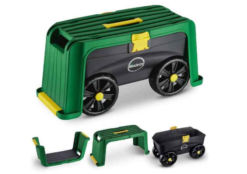 Best Rolling Garden Cart With Seat 