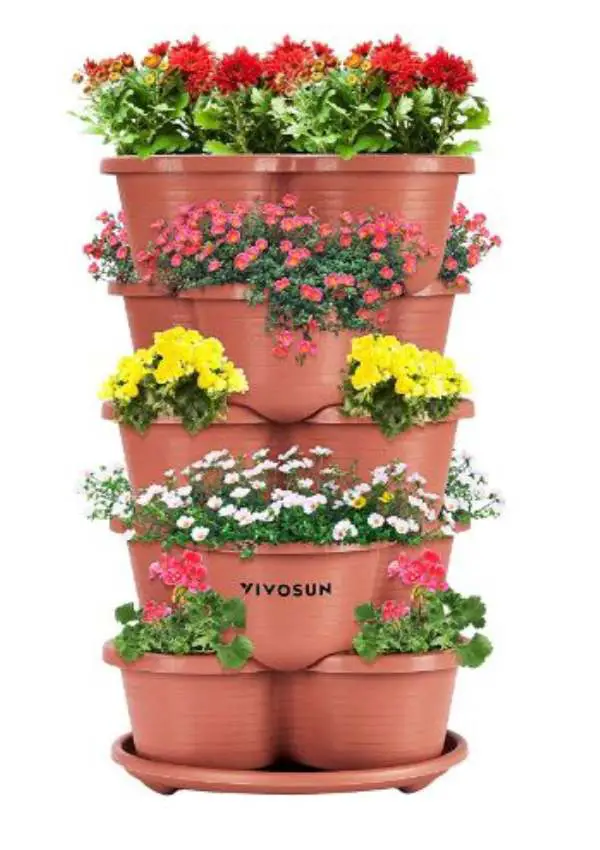 Stackable Flower Pot Tower