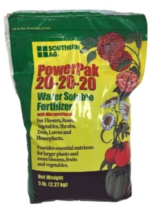 Southern Ag PowerPak 20-20-20 Water Soluble Fertilizer