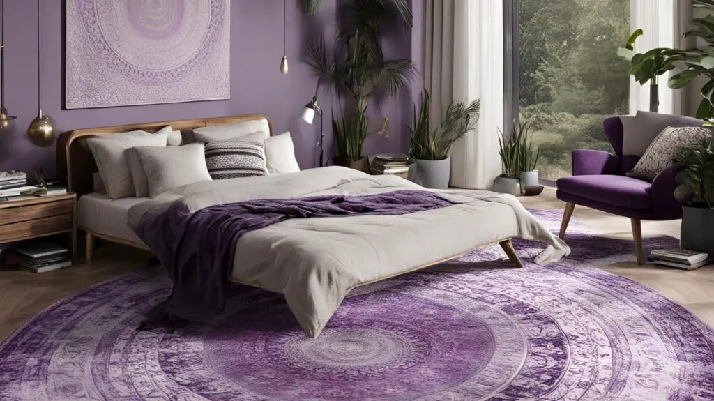 Top Modern Purple Boho Bedroom Decoration Ideas