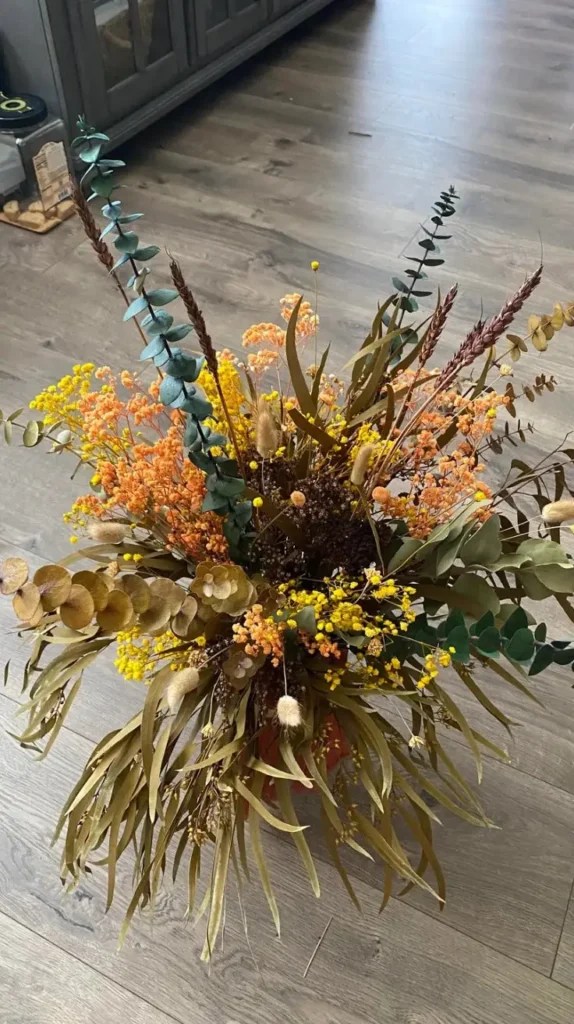 Dried Flowers and Grasses for fall decor