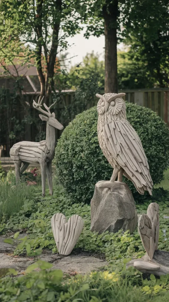 Driftwood Garden Sculptures