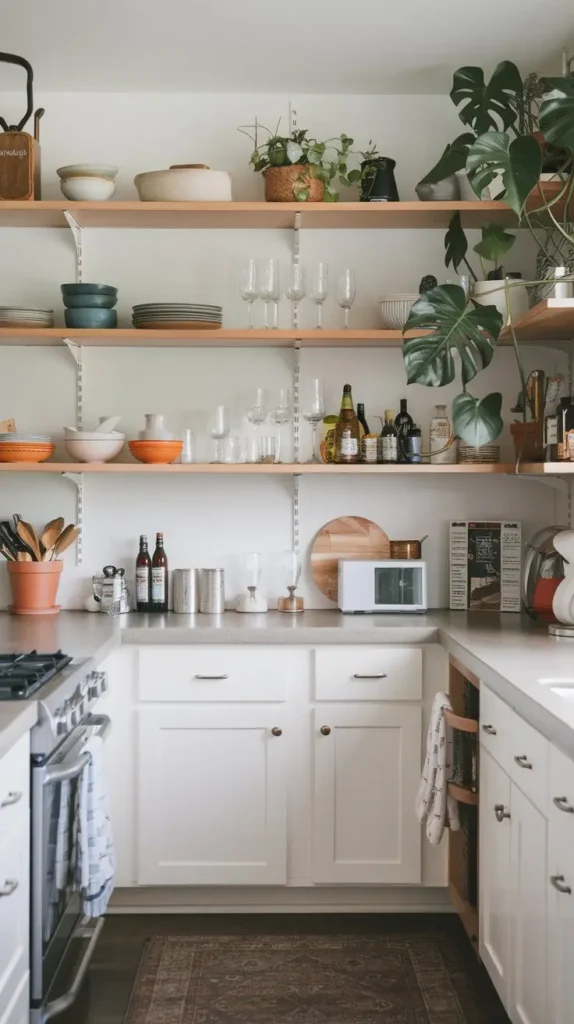 Open Shelving in the Kitchen Open Shelving in the Kitchen