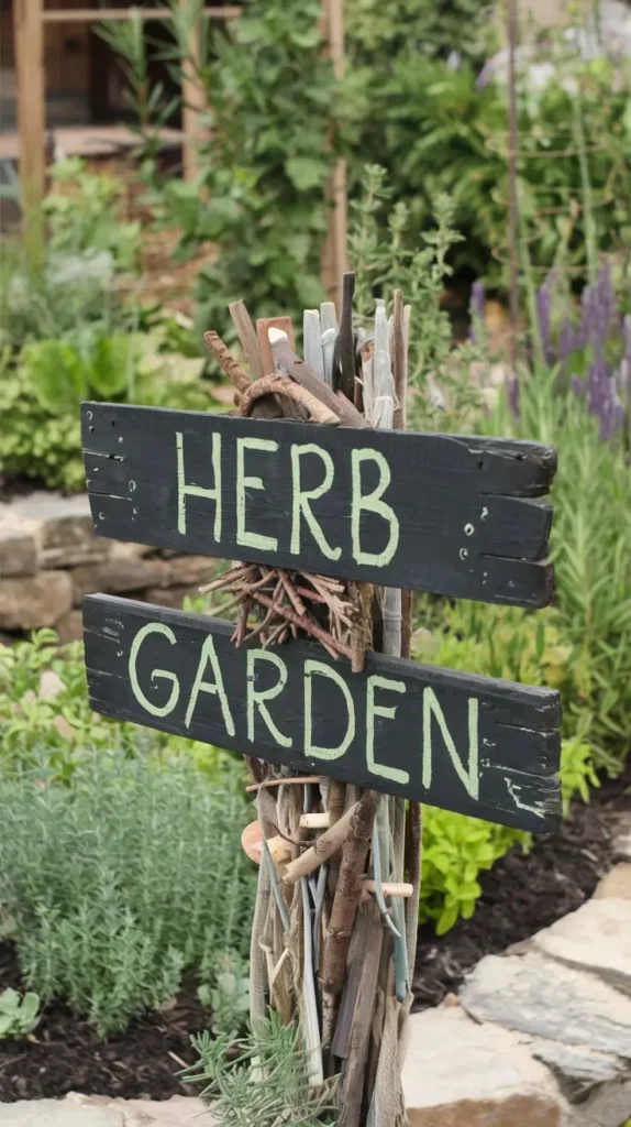Rustic Wooden Signposts