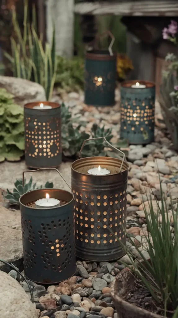 Tin Can Lanterns