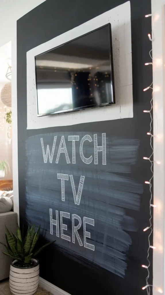 Chalkboard Paint Wall