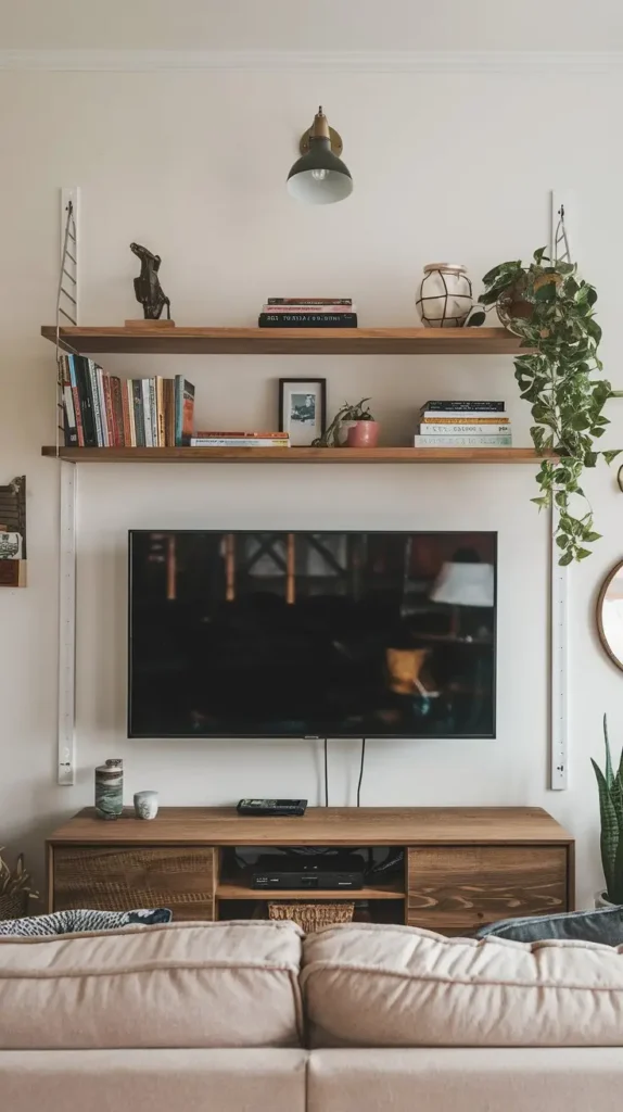 Floating Shelves for Accessories