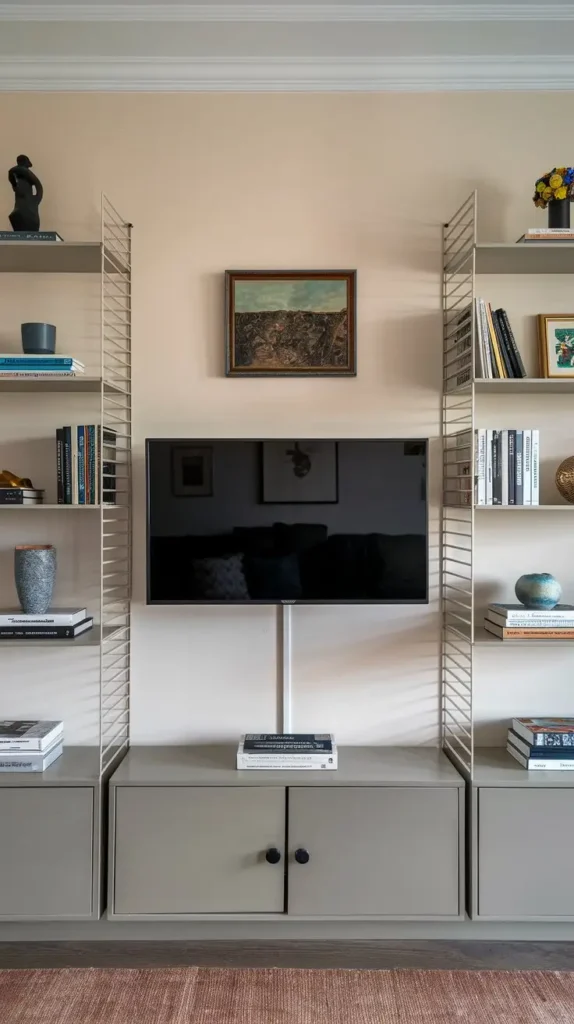 Symmetrical Shelving Units
