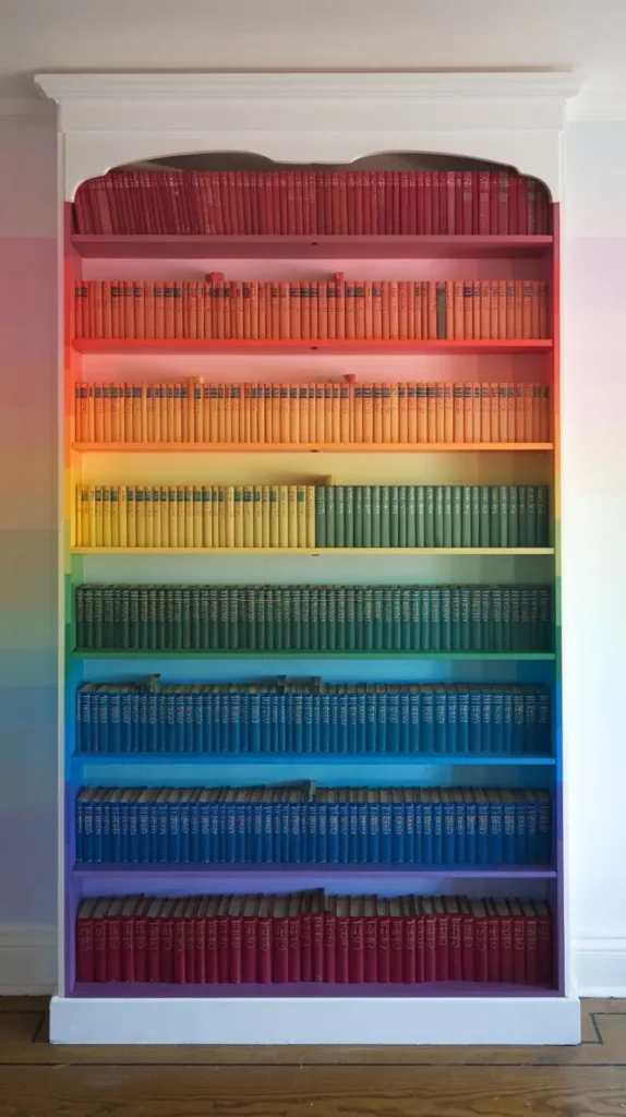 Display Colorful Books