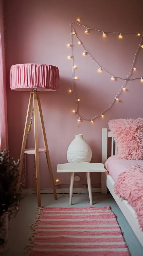 Pink Boho Lighting for a Soft Glow