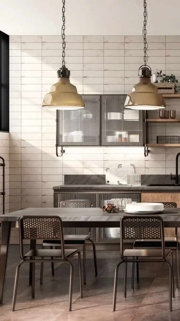 Industrial-Inspired Open Kitchens Industrial-Inspired Open Kitchens