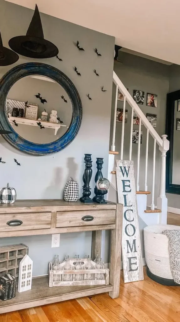Entryway Halloween Home Decor