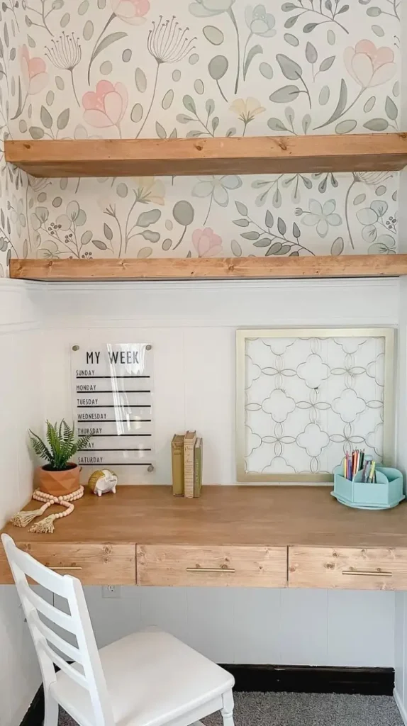 Floating Desks Sewing Room