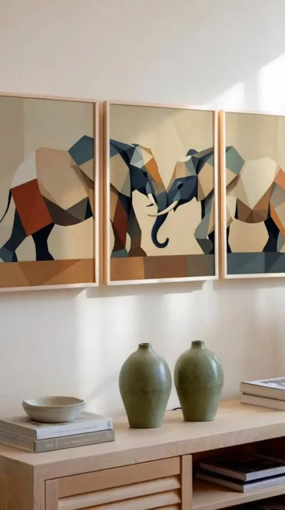 Geometric Picture Wall  Geometric Picture Wall