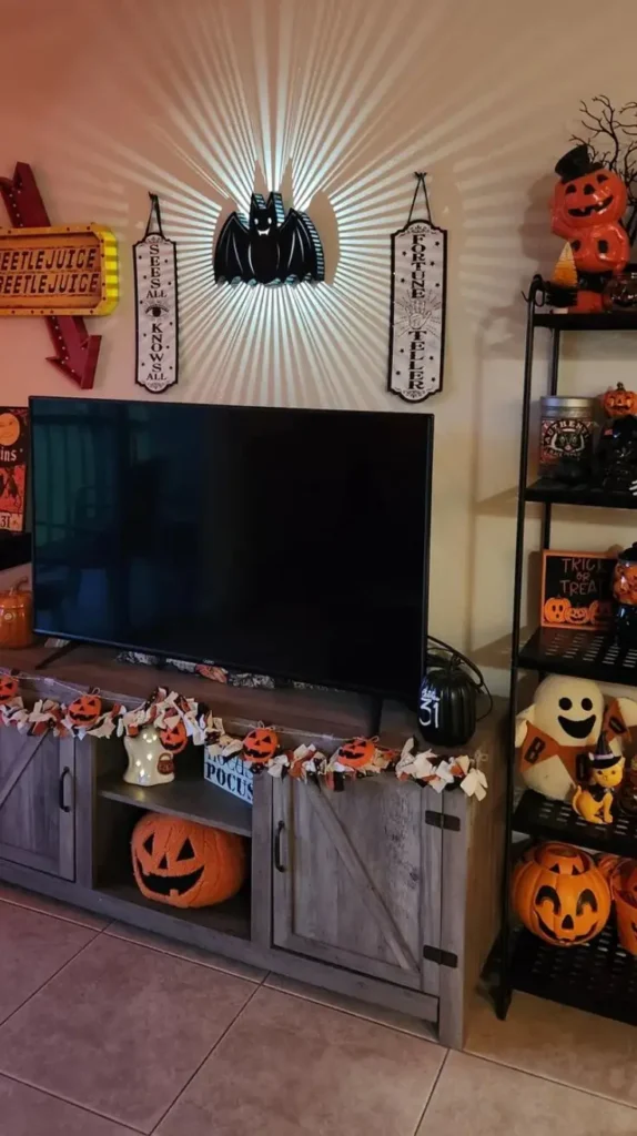 Living Room Halloween Decor
