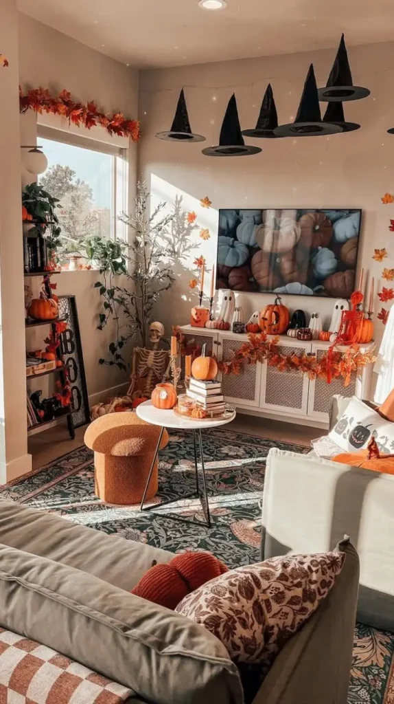 Living Room Halloween Decor