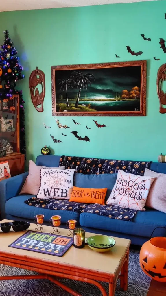 Living Room Halloween Decor
