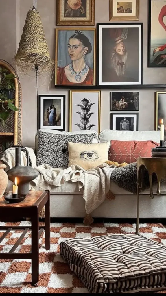 Living Room Maximalist Decor
