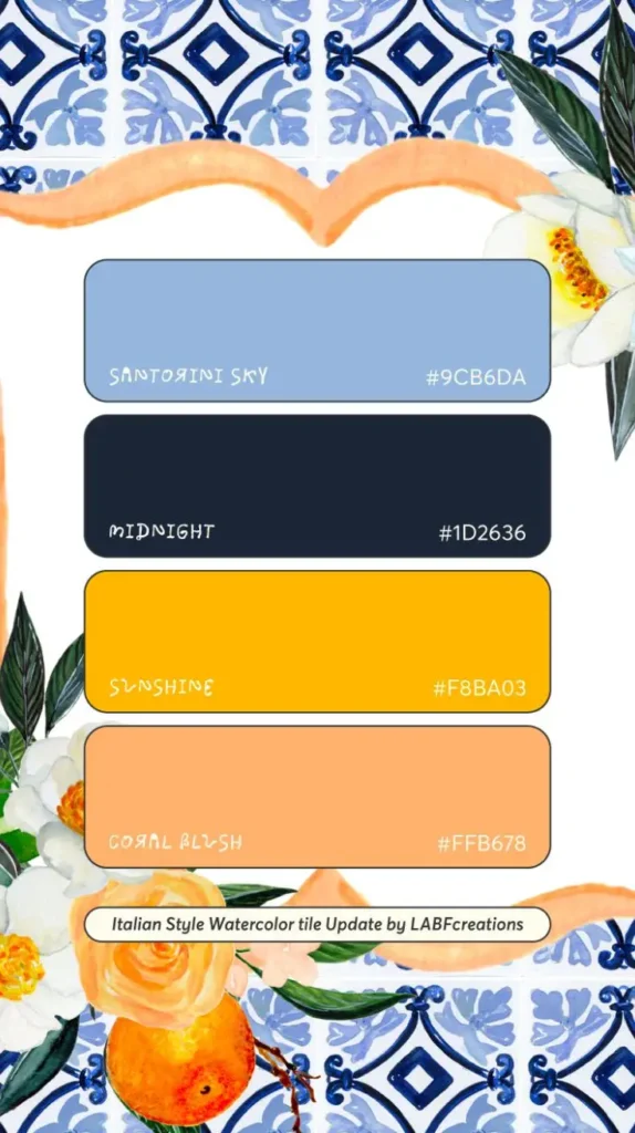 Mediterranean Living Room Color Palettes