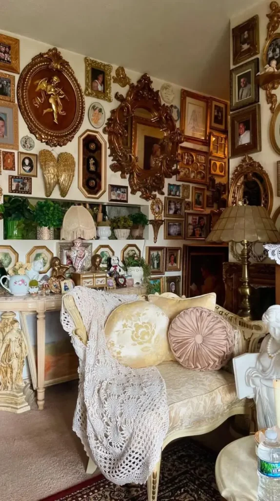 Mixing Art Mediums, Frames, and Sizes Maximalist Decor