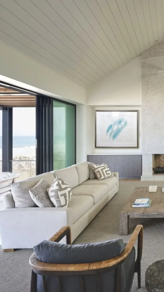 Modern Coastal Beach House Living Rooms Modern Coastal Beach House Living Rooms