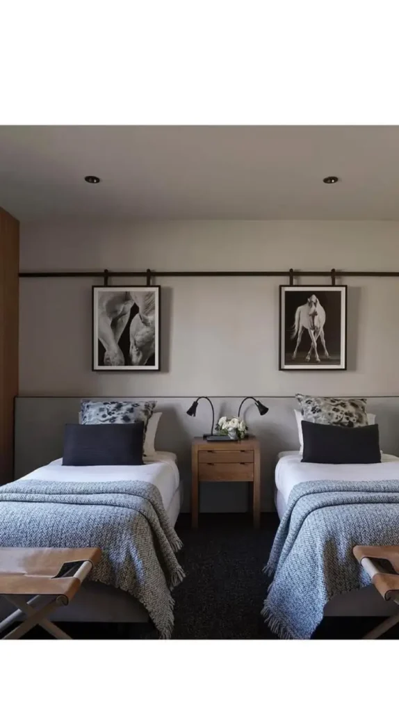 Modern Twin Room Bedroom 