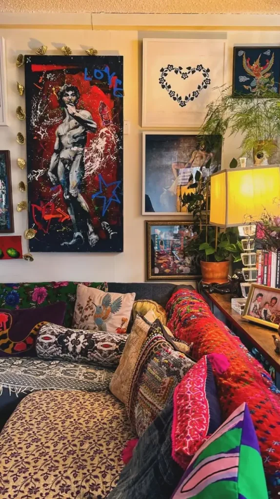 Salon-Style Gallery Walls Maximalist Decor
