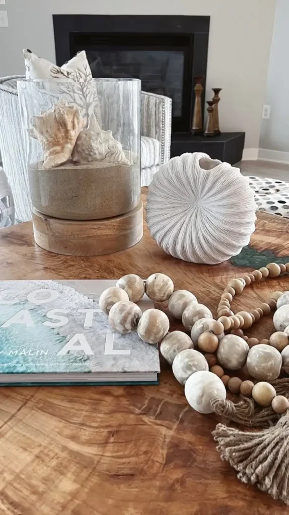 Shell Decor Beach House Living Rooms  Shell Decor Beach House Living Rooms