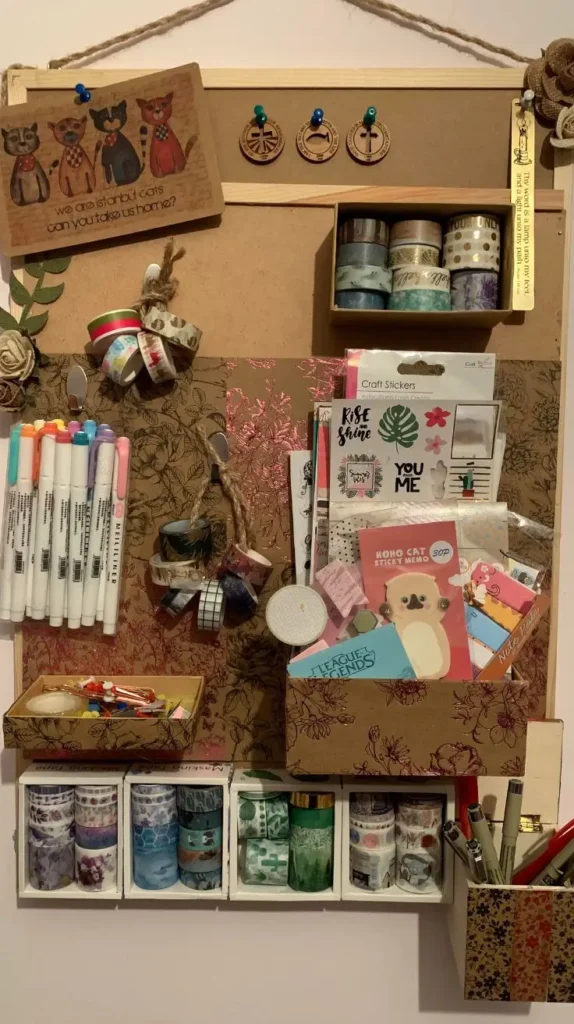 Cork Board Accent Wall