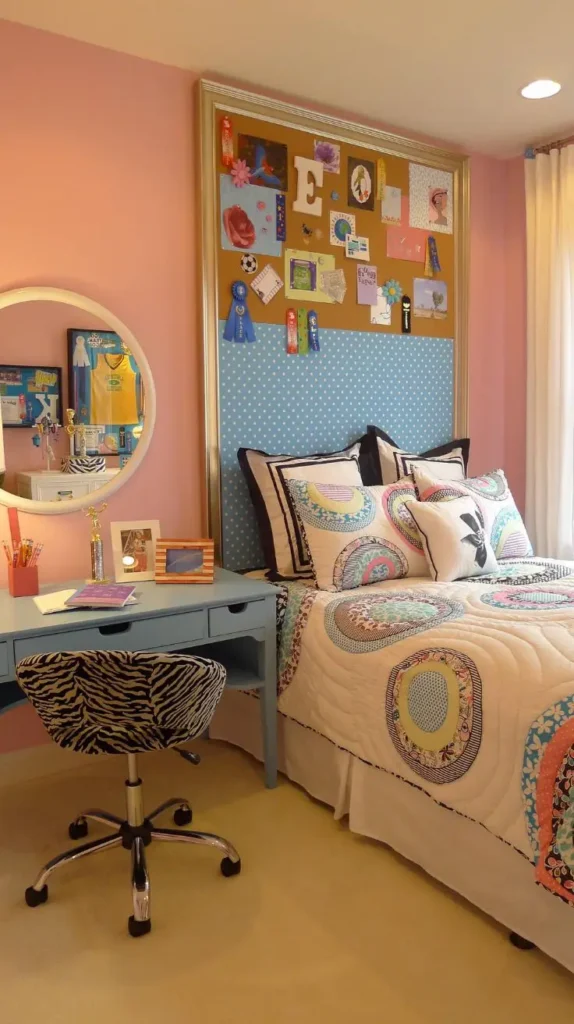 Cork Board Headboard Feature Ideas