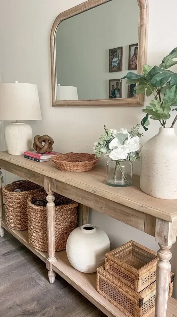 Entryway Table Decor