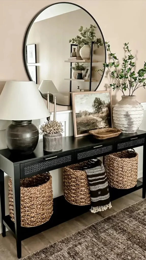 Entryway Table decor