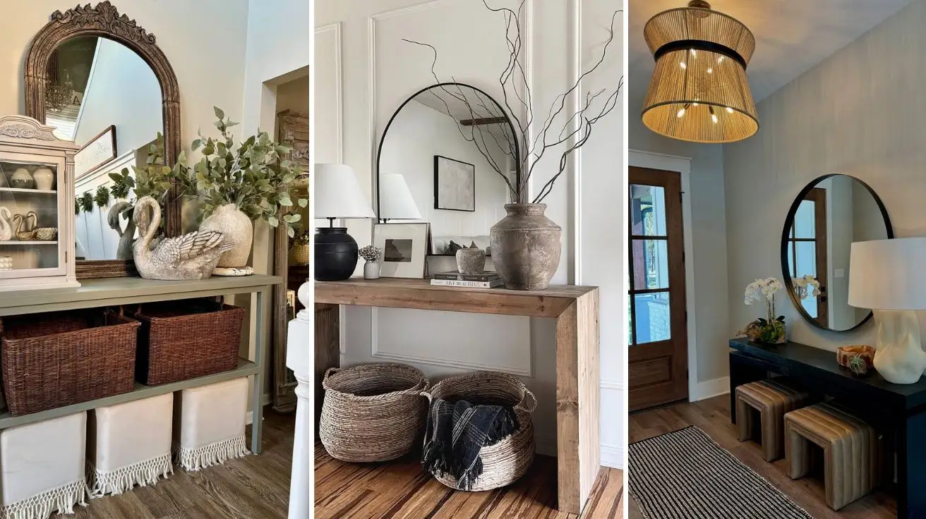 Entryway Table decor