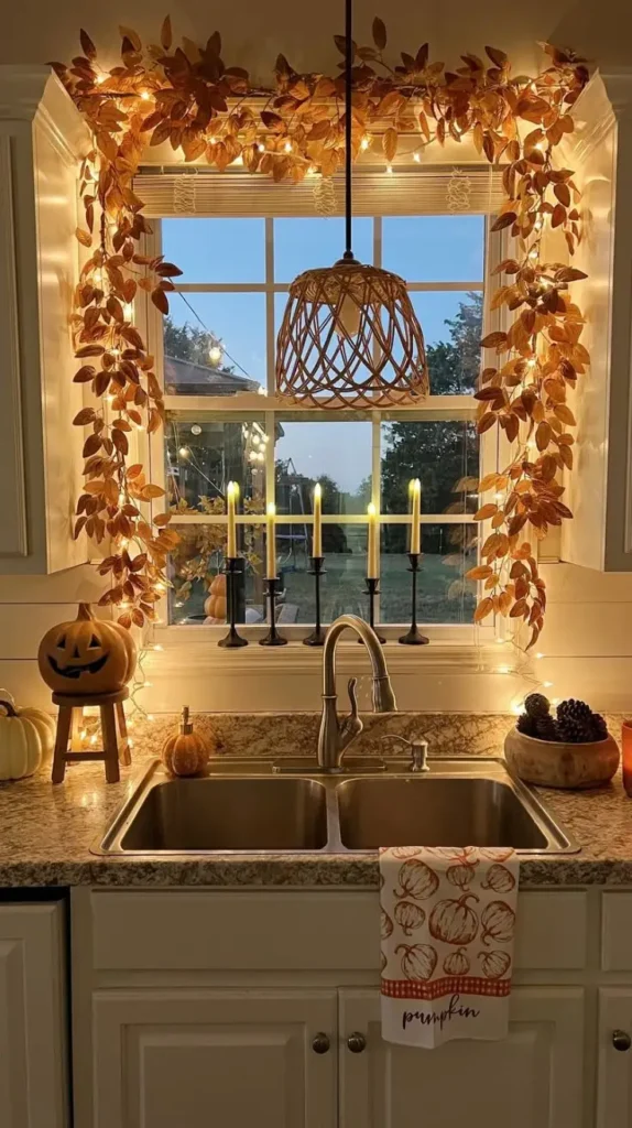 Fall-Themed Kitchen Linens
