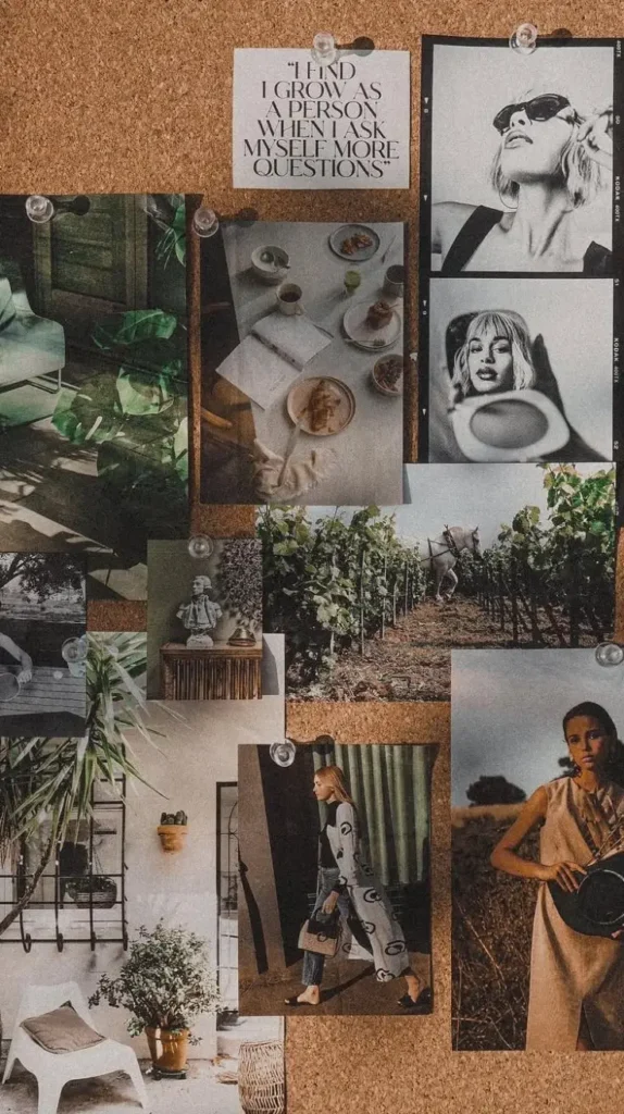 Mood Board with Cork Boards