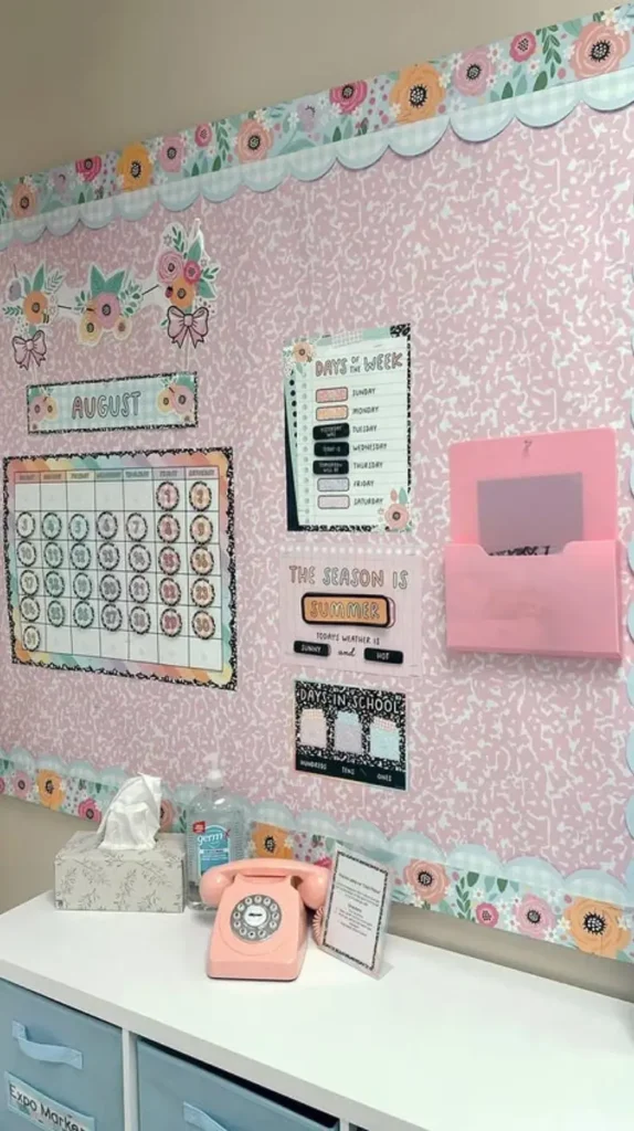 Student Names and Work Classroom back to school decoration