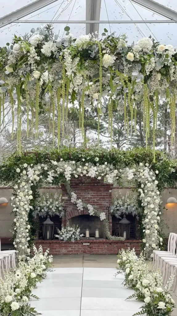 Wedding Aisle Decor Hanging Floral Arrangements Wedding Aisle Decor Hanging Floral Arrangements