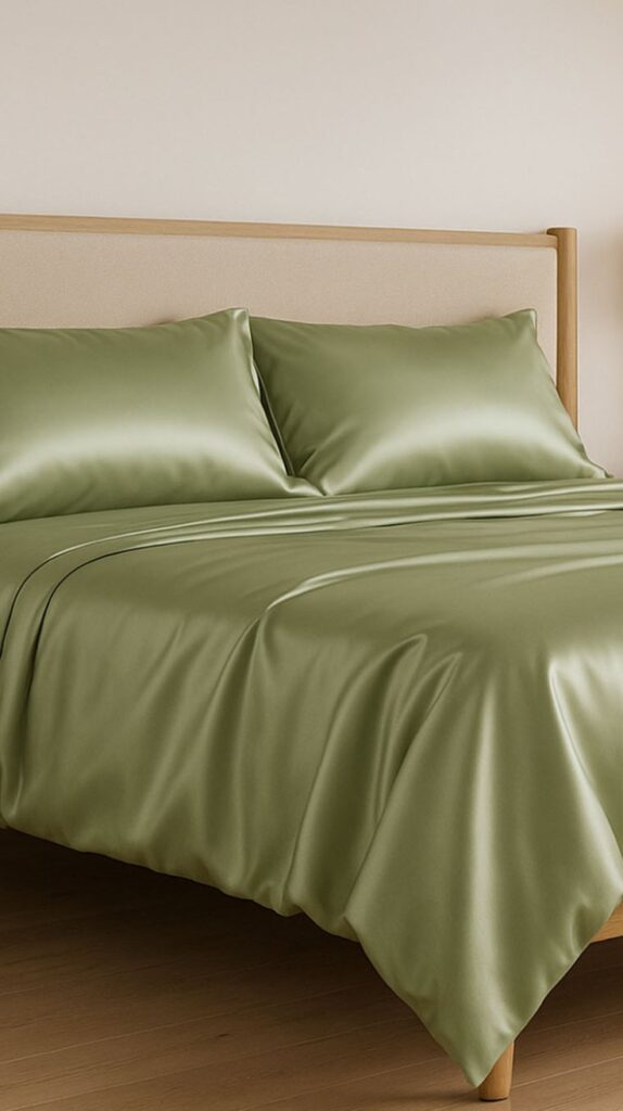 Satin and Silk Bedding for Elegance