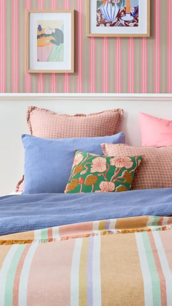 Bold Bedding with Vibrant Colors