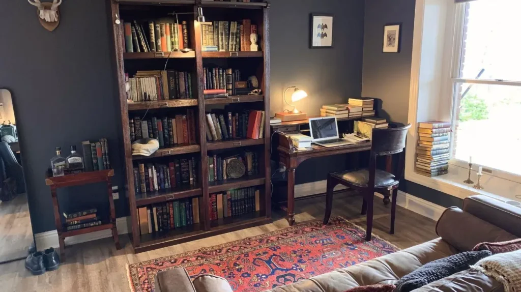 Dark Academia Office Desk Organization Ideas
