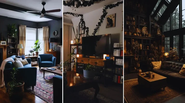 Dark Cottagecore Living Room Ideas