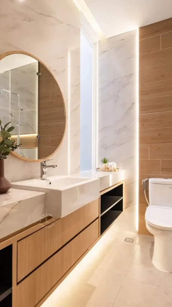 Storage Solutions in Japandi Bathrooms Storage Solutions in Japandi Bathrooms