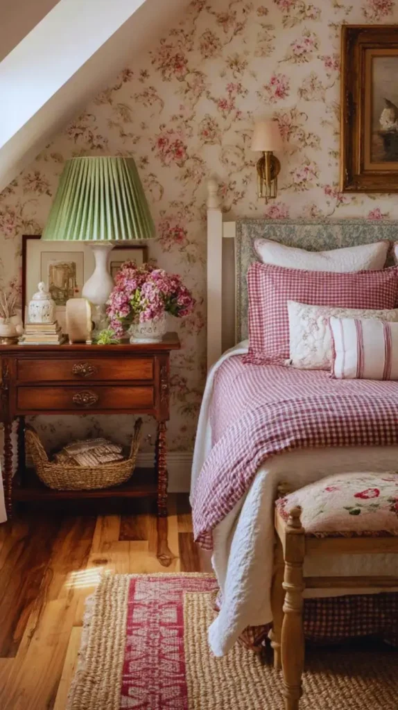 Vintage Cottagecore Bedroom