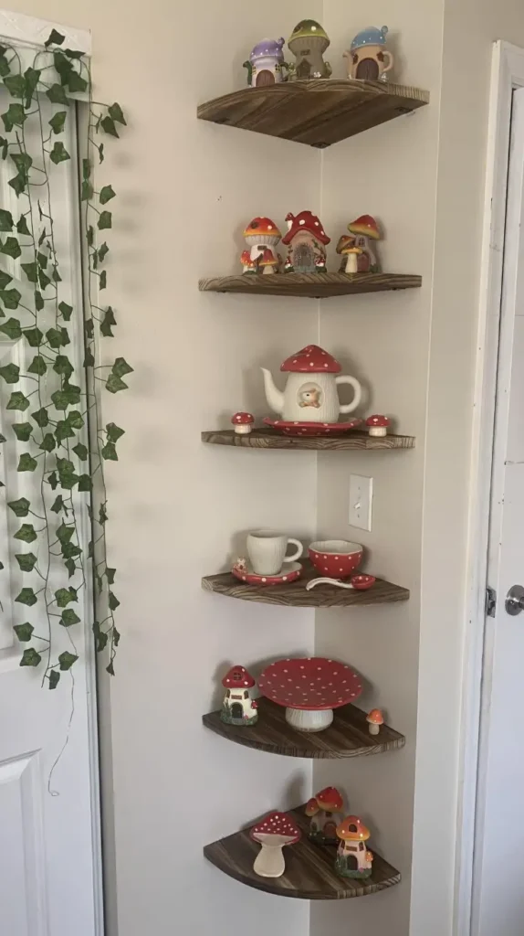 Vintage Cottagecore Bedroom Cottagecore Wall Shelves