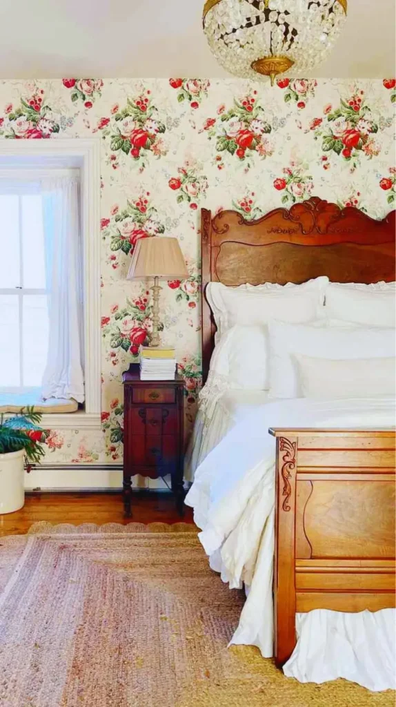 Vintage Cottagecore Bedroom Dressers and Side Tables