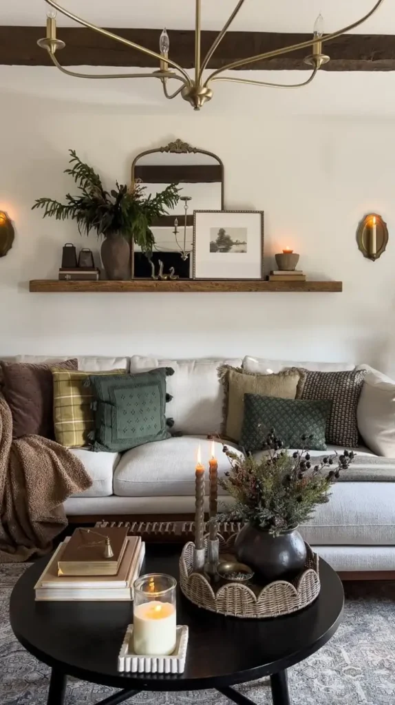 earthy cottage home decor textiles