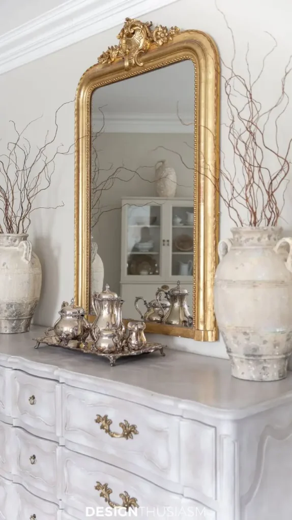 french shabby bedroom Mirrors and Wall Art