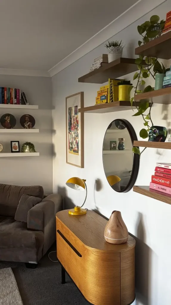 Airbnb Room Decor Wall-Mounted Shelves and Multi-Purpose Furniture