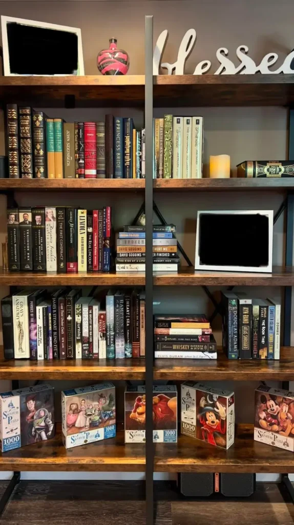 Book Shelf Industrial Metal Shelves